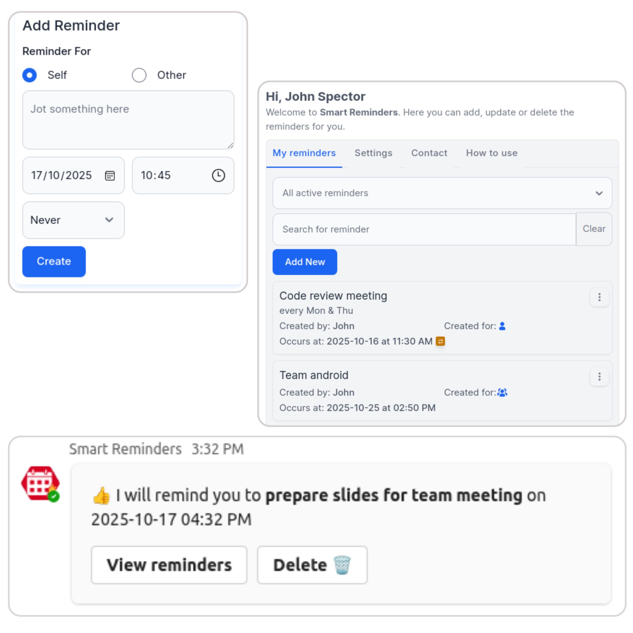 Recurring Tasks Made Simple
