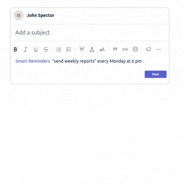 Effortless Reminder Management